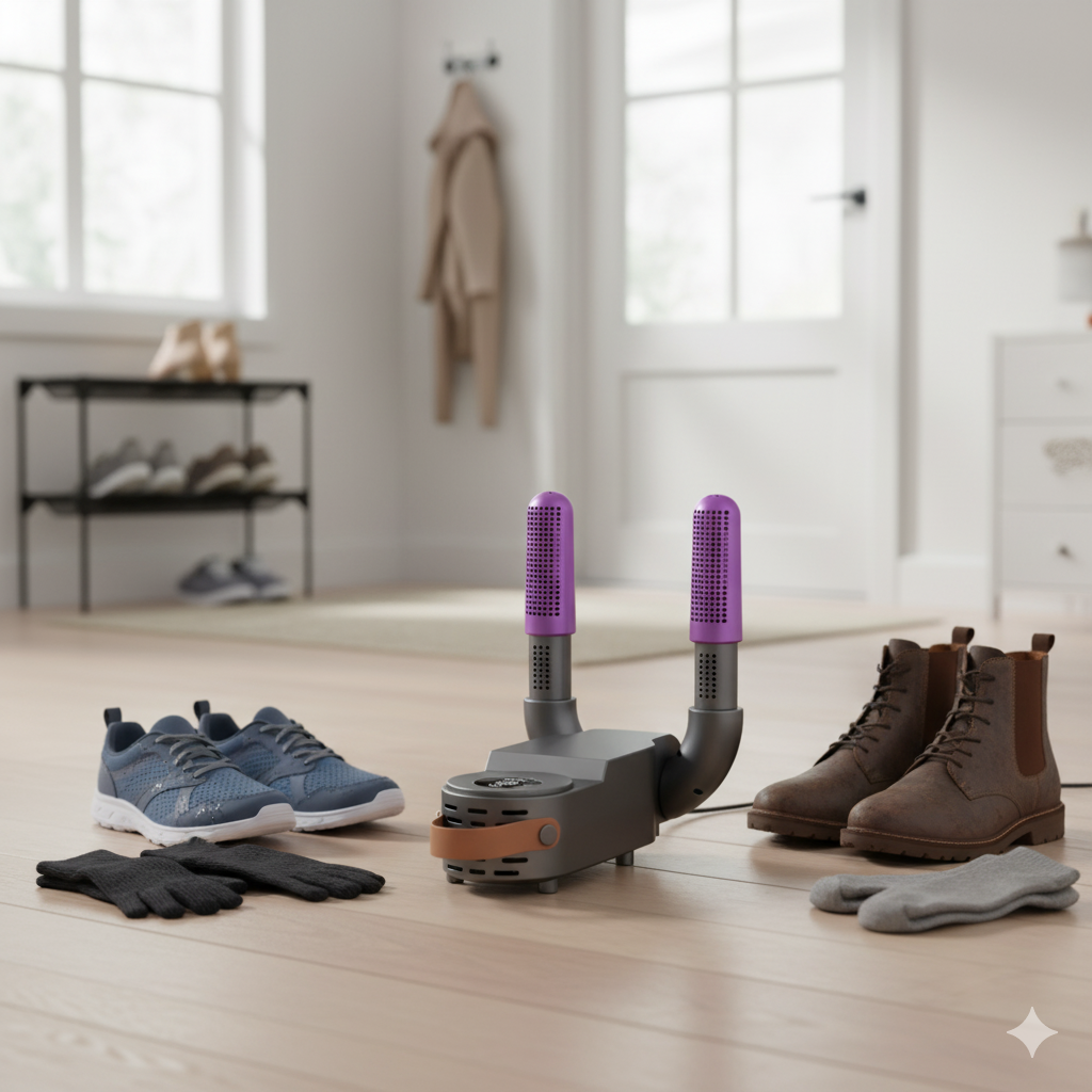 DryStep – Technologie de séchage rapide et soin thermique pour vos chaussures